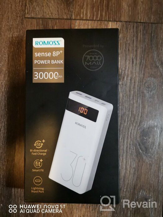 img 1 attached to Portable battery Romoss Sense 8P , 30000 mAh, white review by Bima ᠌