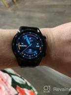 img 1 attached to HUAWEI Watch GT 2 (42mm) - AMOLED Display, 1 🕰️ Week Battery, GPS, Heart Rate Monitor, Night Black (International Model, No Warranty) review by Doyun Park ᠌