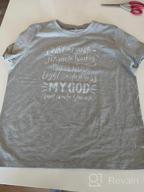 img 1 attached to Way Maker Miracle Worker T-Shirt For Women - A Promise Keeper In The Dark review by Tony Conlon