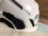 img 1 attached to Stay Protected With MSA H1 V-Gard Helmet: Fas-Trac III Ratchet Suspension, Top-Notch Impact Protection, And Comfortable Self-Adjusting Crown Straps - Standard Size In Black review by Nick Mahoney