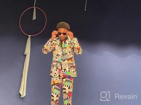 img 8 attached to 👔 Feisty and Fashionable: OppoSuits Crazy Suits for Boys - Vibrant Prints and Unique Styles!