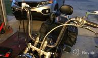 картинка 1 прикреплена к отзыву Customize Your Ride With HTTMT TRHB114E-25 Motorcycle Black 1" Spike Handlebar Grips Throttle Boss Compatible With Harley And Kawasaki Models от Duane Kaul