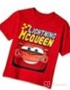 img 1 attached to Cars Lightning McQueen T-Shirt for Boys by Disney review by Darin Schaffer