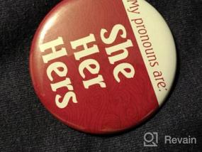 img 5 attached to USA-Made Buttonsmith Pinback Buttons With He, She, They Pronouns - Union Print And Manufactured In Bulk
