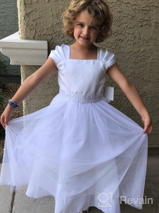 img 1 attached to Graceful Communion Attire for Girls by OLIVIA KOO - Exceptional Quality Girls' Clothing review by Matthew Evans