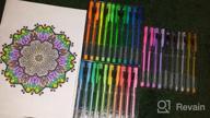 img 1 attached to 100 Unique Gel Pens Set - Artlicious ULTIMATE Collection | Non Toxic & Acid Free | Perfect For Coloring Books! review by Noel Schmits