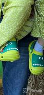 img 1 attached to 🦕 PEALAND Lightweight Dinosaur Slippers for Toddler Boys - Shoes, Clogs, and Mules review by Patrick Stowers