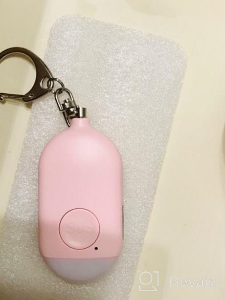 img 1 attached to WETEN Rechargeable Self Defense Keychain Alarm - 130 DB Loud Emergency Personal Siren Ring With LED Light - Perfect SOS Safety Alert Device Key Chain For Women, Kids, Elderly, And Joggers In Pink review by Michael Tucker