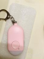 img 1 attached to WETEN Rechargeable Self Defense Keychain Alarm - 130 DB Loud Emergency Personal Siren Ring With LED Light - Perfect SOS Safety Alert Device Key Chain For Women, Kids, Elderly, And Joggers In Pink review by Michael Tucker