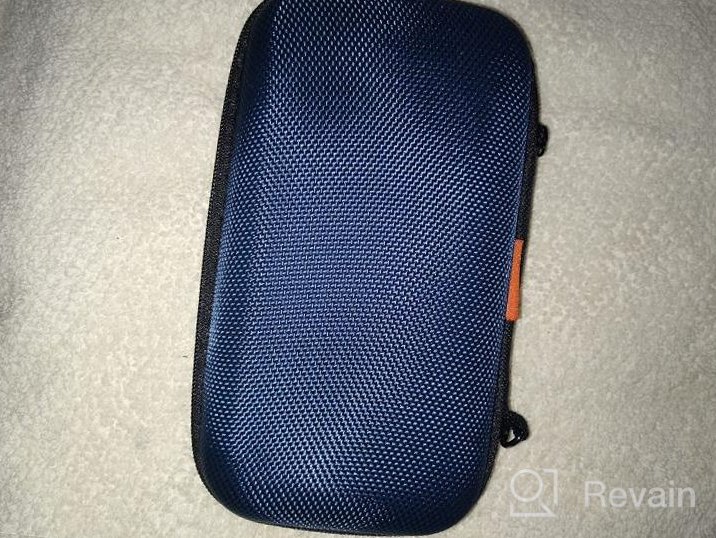 img 1 attached to GLCON Hard EVA Protective Case - Small Travel Case With Mesh Inner Pocket & Zipper Enclosure For Charging Cable, Power Bank, Hard Drive, Cell Phone, External Battery Storage - 3 Colors Available review by Melvin Belton