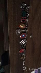 img 5 attached to 🏻 Superhero Charm Bracelet Collection - Perfect Gifts for Fantastic Fans, Collectible Jewelry Merchandise Featuring Avengers, Hulk, Loki, and Iron Man