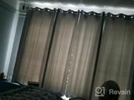 картинка 1 прикреплена к отзыву WONTEX Blackout Curtains: Thermal Insulated Room Darkening Grommet Drapes For Bedroom, 52X84In, Taupe (2 Panels) от Kevin Young