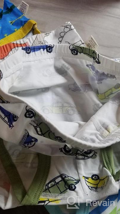 img 1 attached to 🦖 Colorful Striped Dinosaurs Toddler Briefs - Stylish and Comfortable Boys' Underwear review by Hartman Hernandez