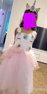img 1 attached to Unicorn Party Dress For Flower Girls: JerrisApparel Pageant Princess Costume review by Rahul Schatz