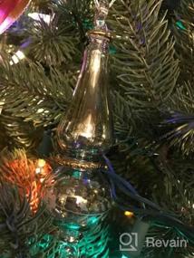 img 4 attached to 6 Egyptian Hand Blown Glass Christmas Ornaments Vintage Style For The Tree - CraftsOfEgypt Set