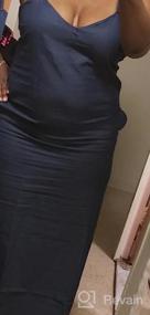 img 8 attached to Plus Size Women'S Stripe Maxi Dress: SeNight Sexy Sleeveless Sundress With Pocket