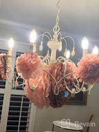 img 1 attached to 🎉 20-Piece Paper Pom Poms Party Kit by EpiqueOne - Tissue Pom Pom Decorations for Birthdays, Bridal Showers, and Baby Showers - Easy to Assemble and Install; White, Ivory, Peach, and Champagne review by Steve Cypert