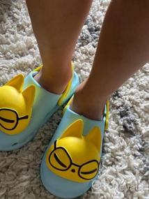 img 6 attached to Piqubidu Kids Boys Girls Cartoon Clogs Sandals | Cute, Lightweight Slip-on Footwear for Toddlers