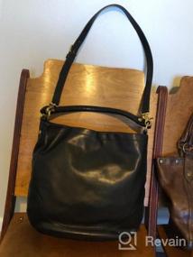 img 6 attached to Classy Yet Practical: Frye Melissa Leather Hobo - Your Perfect Everyday Companion