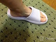 img 1 attached to Quick Drying Shower Sandals: VIYEAR Men'S And Women'S Bath Slippers review by Stephen Tharpe