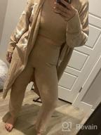 img 1 attached to Cozy Up In Style With Fixmatti Women'S 3-Piece Fuzzy Sweatsuit Lounge Set review by Matthew Guiney