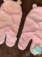 img 1 attached to Pink Soft Plush Swaddle Blankets For Newborn Baby Girls - Cute Nursery Items By XMWEALTHY review by Mike Calderon