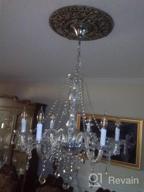 картинка 1 прикреплена к отзыву Saint Mossi Chandelier Modern K9 Crystal Chandelier Lighting, Clear Crystal Ceiling Light Fixture Pendant Lamp For Dining Room Bathroom Bedroom Livingroom With 6-Light от Dean Wilson