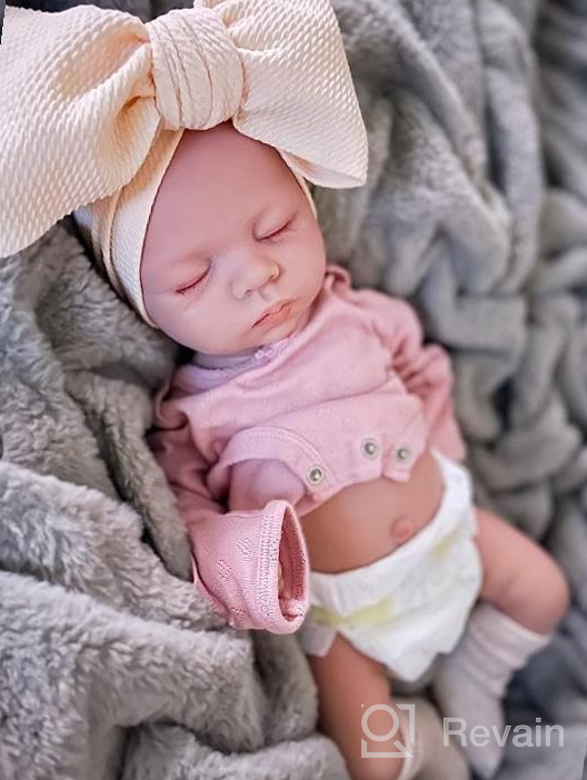 img 1 attached to Realistic 12 Inch Full Silicone Baby Doll - Lifelike Reborn Newborn Baby Boy Doll review by Keith Saywon