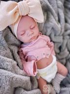 img 1 attached to Realistic 12 Inch Full Silicone Baby Doll - Lifelike Reborn Newborn Baby Boy Doll review by Keith Saywon