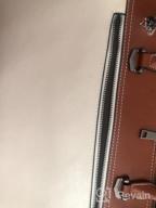 img 1 attached to Vintage Leather Briefcase For Women - 15.6 Inch Laptop Business Bag By CLUCI review by Travis Showcase
