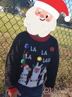 img 1 attached to 🎄 Festive BFUSTYLE Christmas Sweater: Boys' Clothing Pullover Sweatshirt review by Luis Jacob