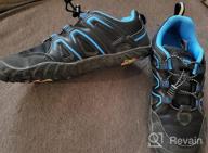img 1 attached to ASHION Lightweight Breathable Trekking Sneakers for Boys review by Jim Fuhrer