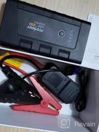 img 1 attached to Waterproof 2500A Peak Jump Starter With Power Pack And Quick Charge 3.0 Technology For Up To 9L Gasoline/8L Diesel Engines - Includes LED Light And 22800MAh Capacity review by Calvin Reynolds