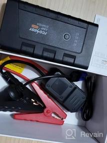 img 6 attached to Waterproof 2500A Peak Jump Starter With Power Pack And Quick Charge 3.0 Technology For Up To 9L Gasoline/8L Diesel Engines - Includes LED Light And 22800MAh Capacity