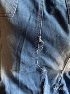 картинка 1 прикреплена к отзыву 👖 LISUEYNE Women's Casual Stretch Waist Washed Denim Ruffle Fishtail Skirts – Long Jean Skirt for Fashionable Comfort от Derrick Villarreal