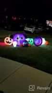 img 1 attached to Spooky 8-Foot Tree Yard Art Inflatable Halloween Display - ProductWorks Scary Décor review by Mdl Thurston