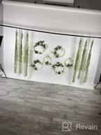 img 1 attached to 6Pcs Artificial Vines Garland With Willow Leaves - 30 Stems For Wedding Home Garden Wall Decoration review by Leonard Herrera