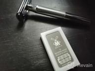 img 1 attached to Chrome Plated King C. Gillette Double Edge 🪒 Safety Razor Handle with 5 Platinum Coated Refills Pack review by Iori Yagami ᠌