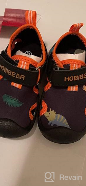 img 1 attached to 👧 HOBIBEAR Girls Lightweight Sandals - Toddler Girls' Shoes and Athletic Footwear review by John Collins