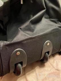 img 7 attached to XL Rolling Duffle Bag With Heavy Duty Wheels – Perfect For Travel, Sports And More!