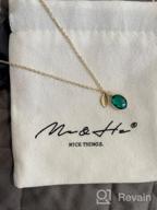 img 1 attached to Dazzle With Me&Hz 14K Gold Filled Birthstone Necklace - The Perfect Birthday Or Valentines' Day Gift For Women And Girls! review by Justin Ritter