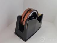 img 1 attached to Heat Press Tape Dispenser 6.3X2.5X3.4" - Fits 1" And 3" Core (Black) review by Robert Sorrells