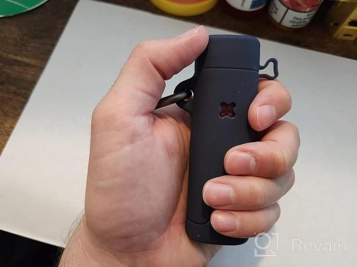 img 1 attached to Fironst Silicone Protective Case Cover With Metal Carabiner For Pax 3 And Pax 2 - Anti-Scratch And Shock-Absorbing Rubber Skin Sleeve Wrap Compatible With Pax Accessories (Black) review by Jason Sergeantson