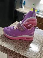 img 1 attached to Girls' Athletic Lightweight Sneakers - Autper Running Shoes review by Ruth Reyes