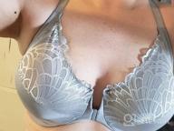 img 1 attached to MELENECA Women'S Racerback Front Closure Full Coverage Unlined Plus Size Underwire Bra review by Nicole Davis