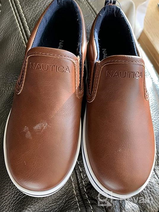 img 1 attached to 👟 Nautica Akeley Brown Boys' Casual Canvas Sneaker - Ideal Sneakers for Everyday Wear review by Walter Devarakonda