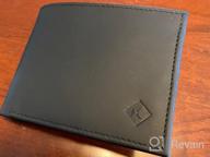 img 1 attached to Kolossus Wallet For Men, Full Grain Leather, Minimalist Slim, RFID Blocking, Billfold With 6 Card Slots (Brown) review by Victor Ahmed