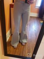 img 1 attached to Timeless Style: Anna-Kaci'S Retro High Waist Bell Bottom Jeans review by Jairah Brown
