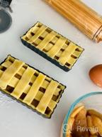 img 1 attached to 🥧 Beasea 9 Inch Non Stick Tart Pan with Removable Bottom - Fluted Quiche Pan Tarte Plate for Baking Oven - Loose Bottom Pie Pan review by Dan Rivera