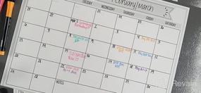 img 6 attached to Stay Organized With PlanOvation'S Magnetic Dry Erase Refrigerator Calendar – Monthly Planner Whiteboard